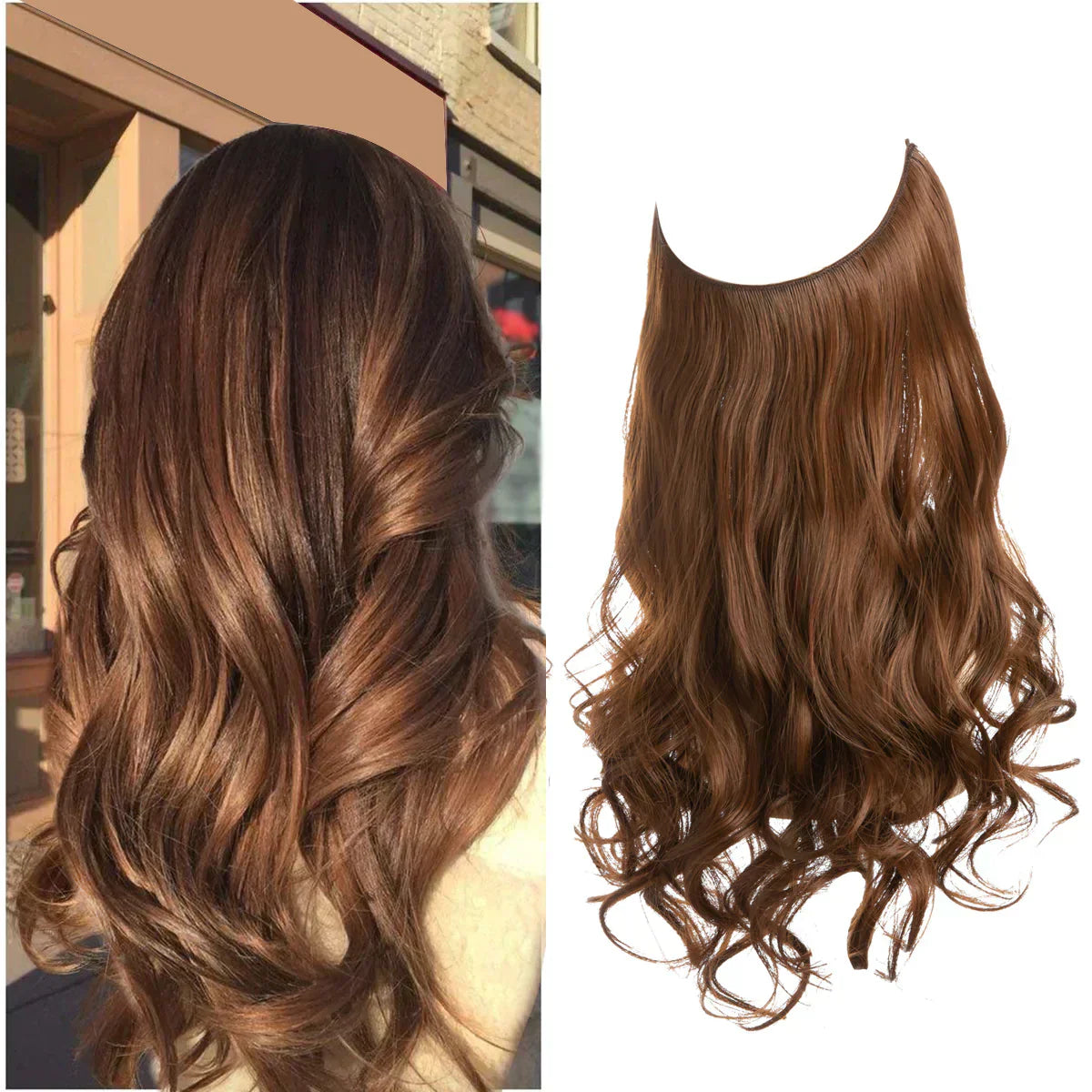 SecretHair | Premium Echthaar-Extensions | 100% REMY-Qualität | Nahtloses Volumen & Länge | Natürlicher Glanz | Hitzebeständig & Langlebig