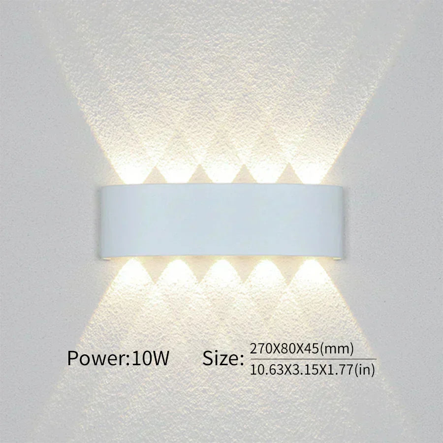Moderne Beleuchtung, Innen oder Außen: Die vielseitige LED-Wandleuchte