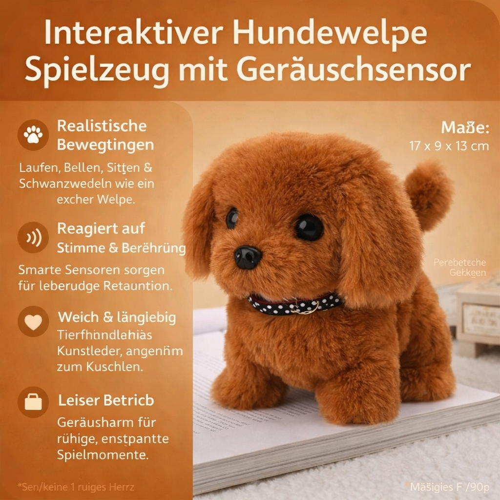 Interaktives Roboter-Welpen-Spielzeug mit Bewegungsfunktion
