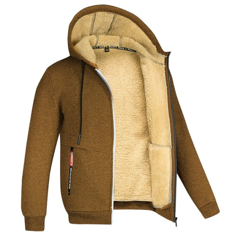Herren Strickzipper – Warme Winterlage mit weichem Innenfutter
