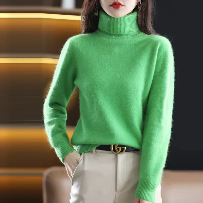 Weicher Rollkragenpullover aus Kaschmir | Damen