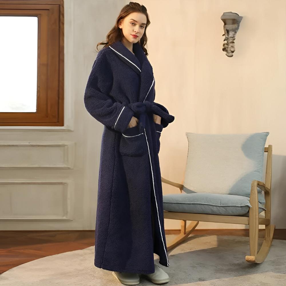 Bademantel für Männer und Frauen | Fleece-Bademantel | Comfyra