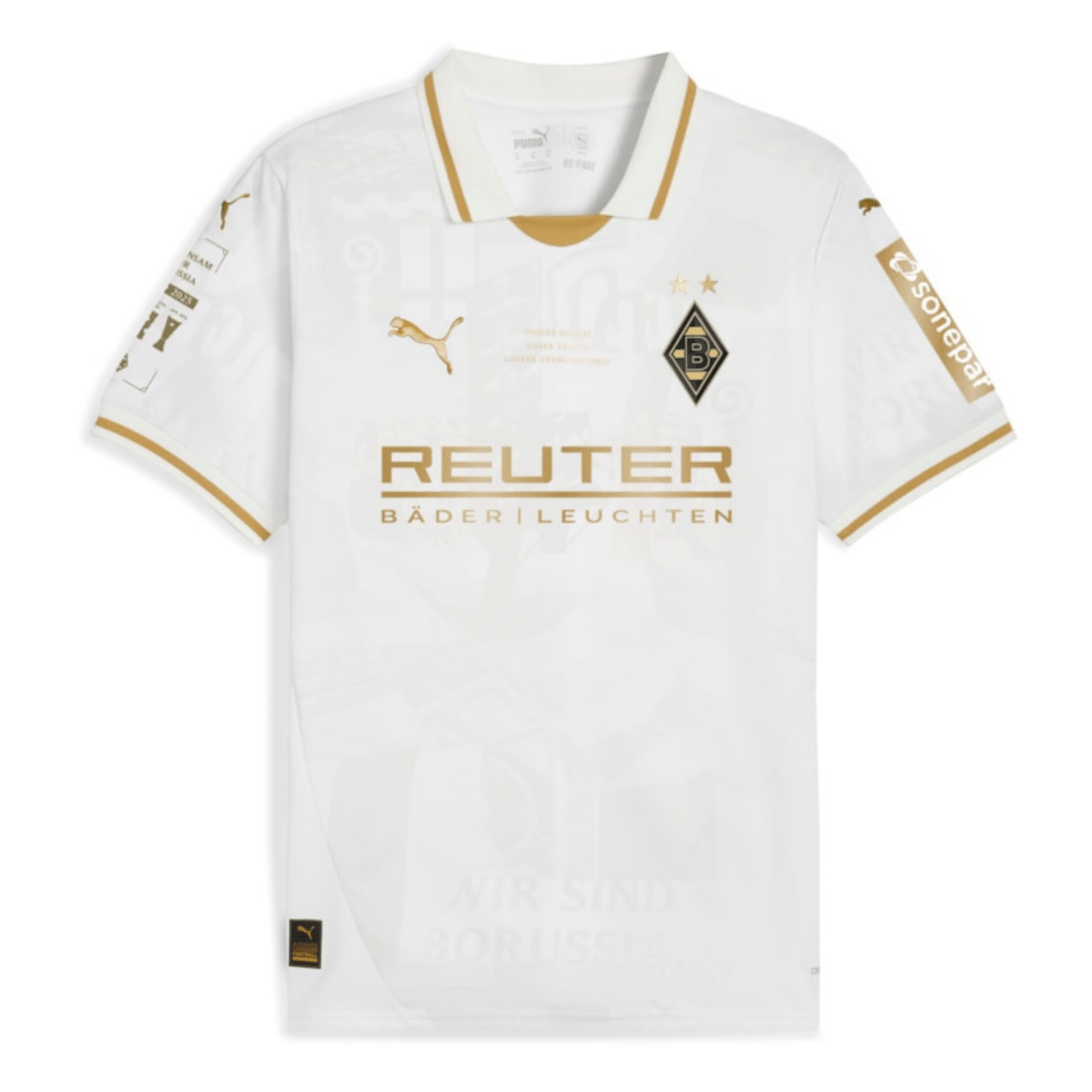 BMG BORUSSIA MÖNCHENGLADBACH Trikot 125 Jahre Jubiläum Herren 25 / 26