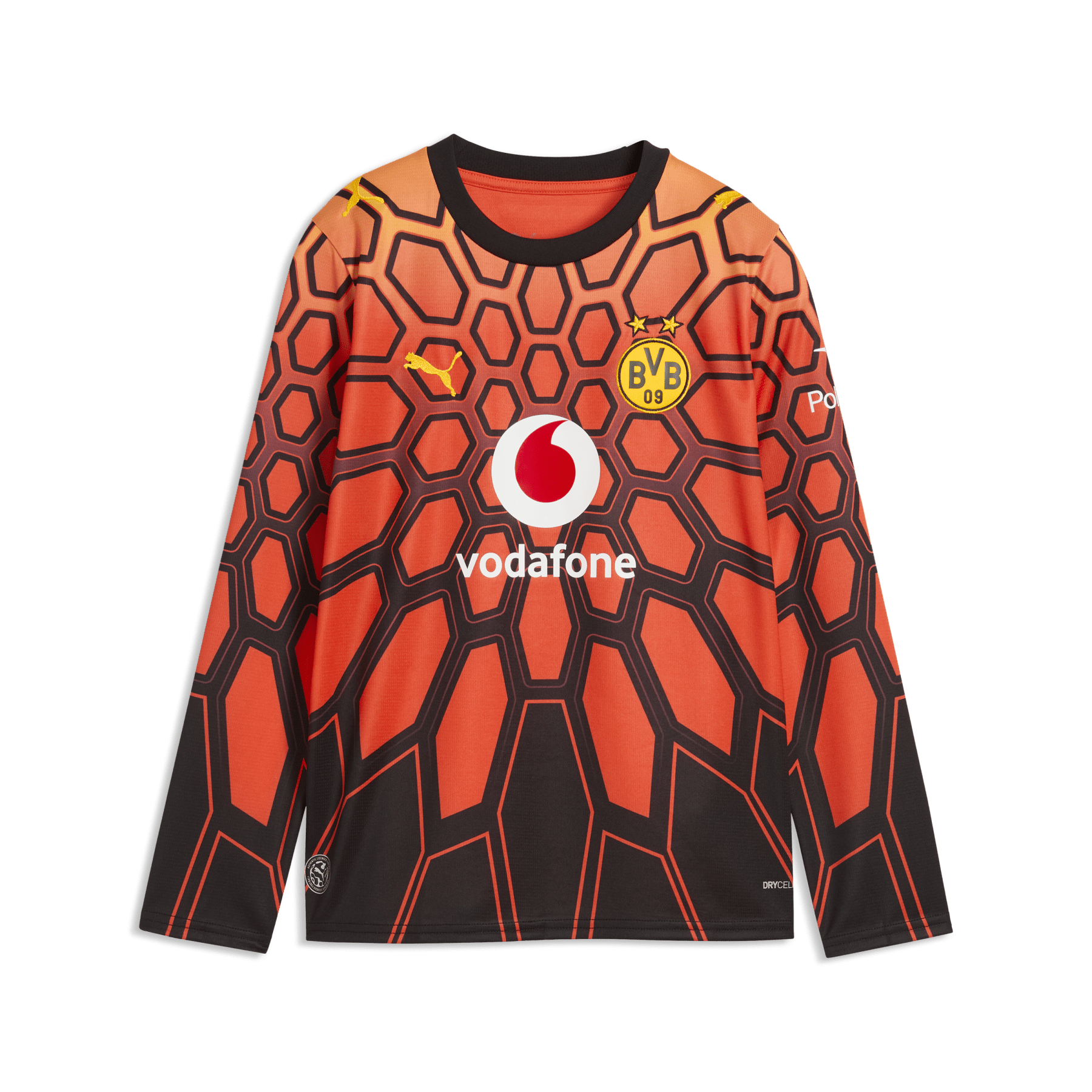 BVB BORUSSIA DORTMUND Goalkeeper Jersey Kids Orange 26 / 27