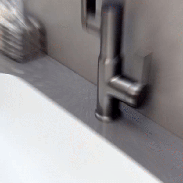 LustraFlow 360° Smart Armatur | Moderner Küchen- und Badmischer mit LED-Temperaturanzeige