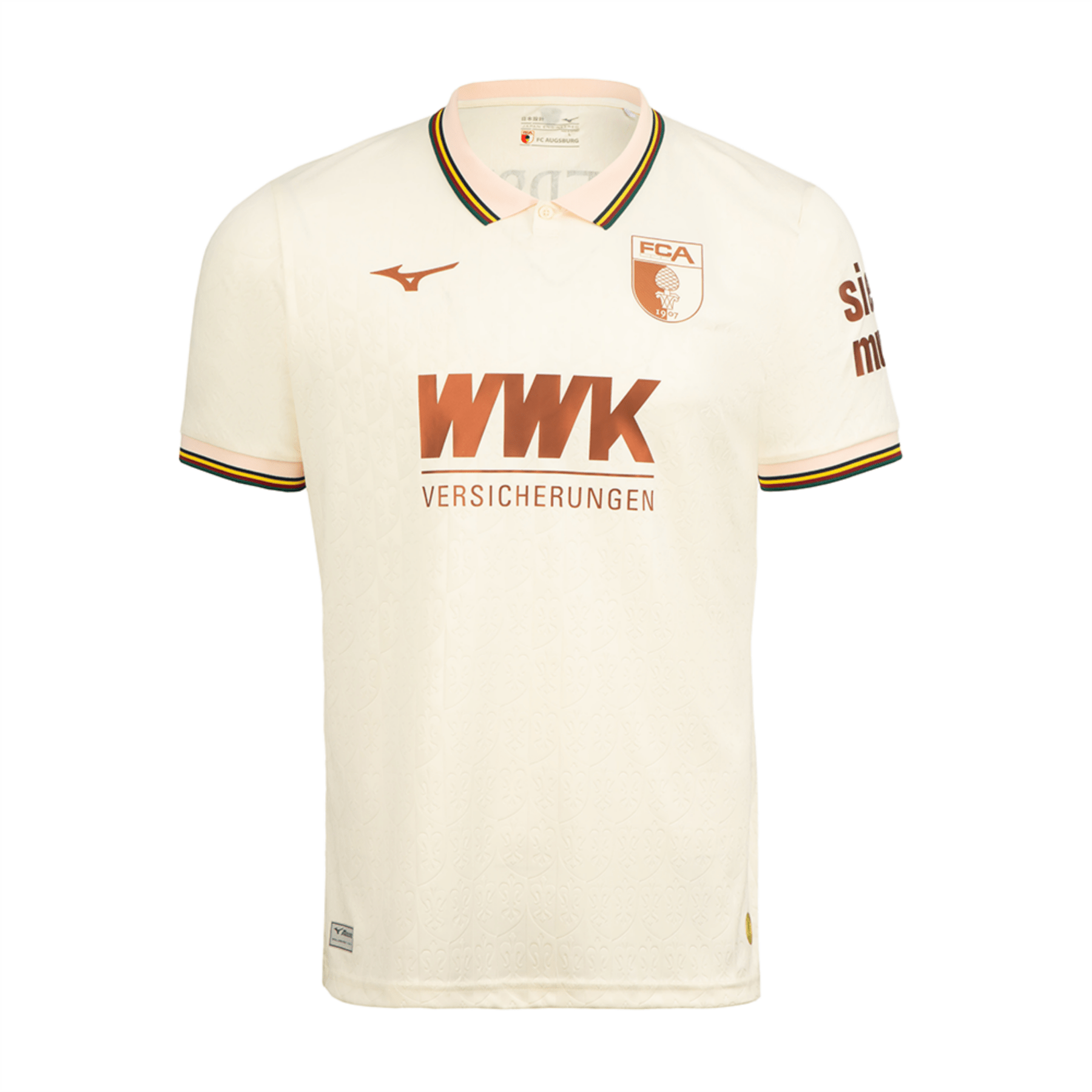 FCA FC AUGSBURG FUGGERSTADT Men's Jersey Cream 25 / 26