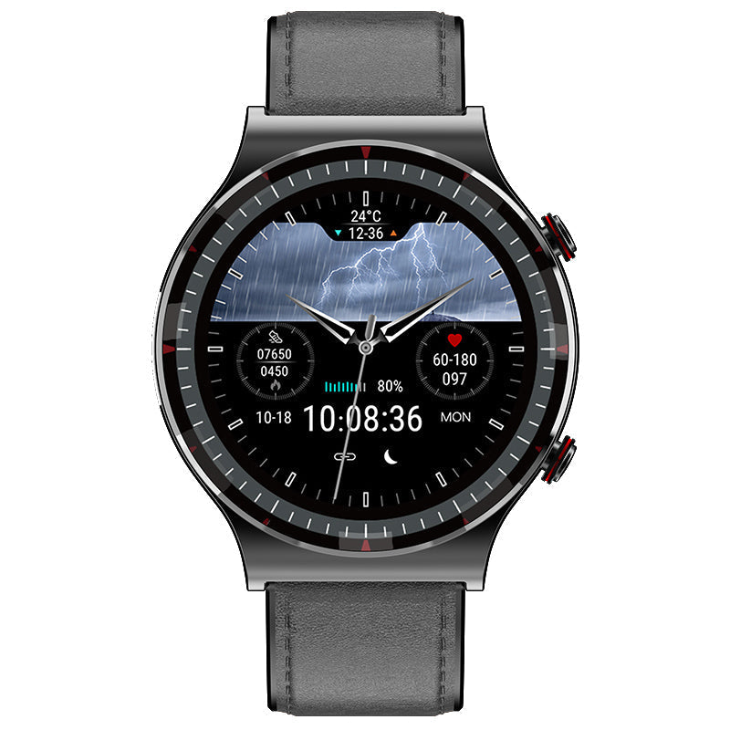 Ripob | Medizinische EKG Smartwatch | CFDA-zertifiziert | 512Hz Hochpräzisions-Biosensor | SpO2- und Herzfrequenzüberwachung | KI-gestützte Atemanalyse | IP67 wasserdicht