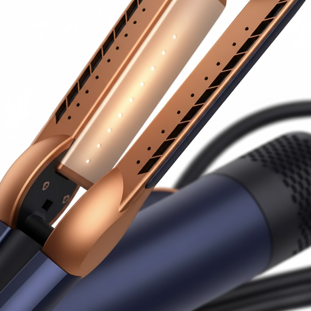 Haartrockner & Glätteisen in 1 | 2 in 1 Haarstyler | Volyra
