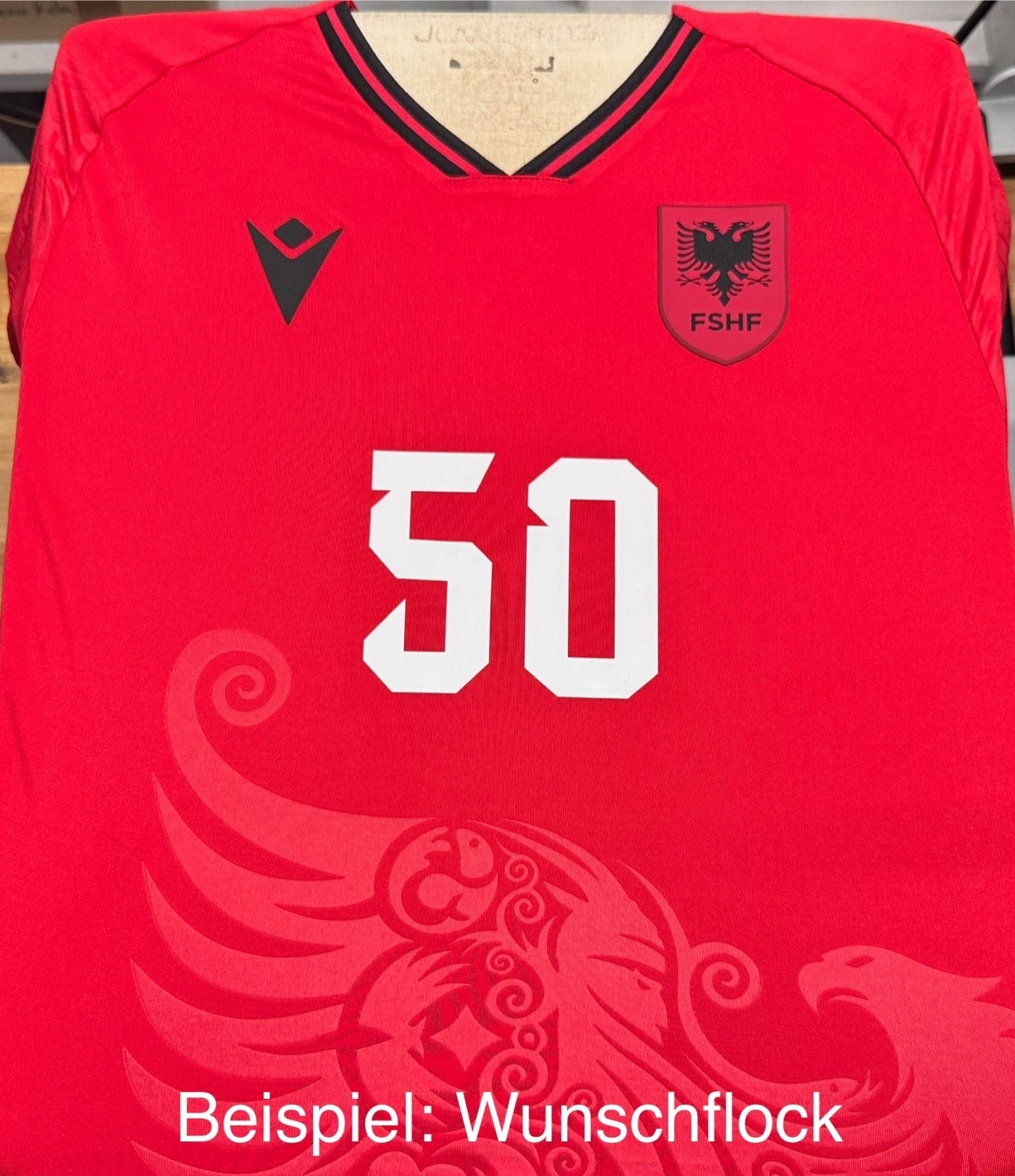 FSHF ALBANIA Home Shirt Men 25 / 26