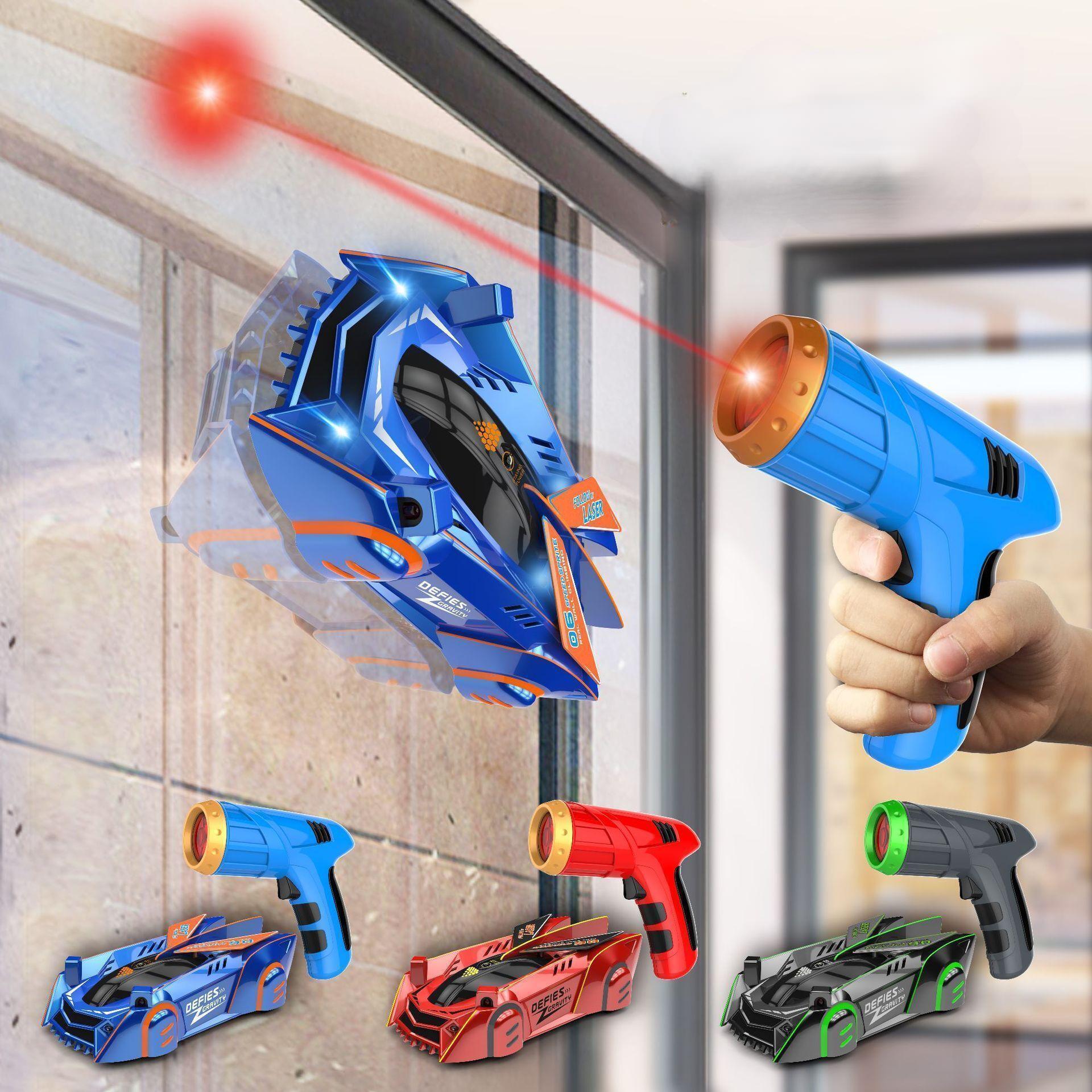 Fernbedienbares Spielzeugauto mit Lasersteuerung
