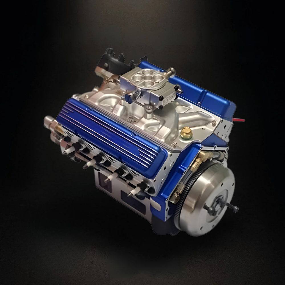 V8 Motor Modell Metall-Kit Funktion Mechanik Technologie