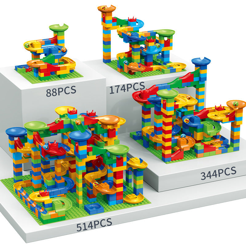 Murmelbahn Kinder Bau Spielzeug Bunte Kunststoff
