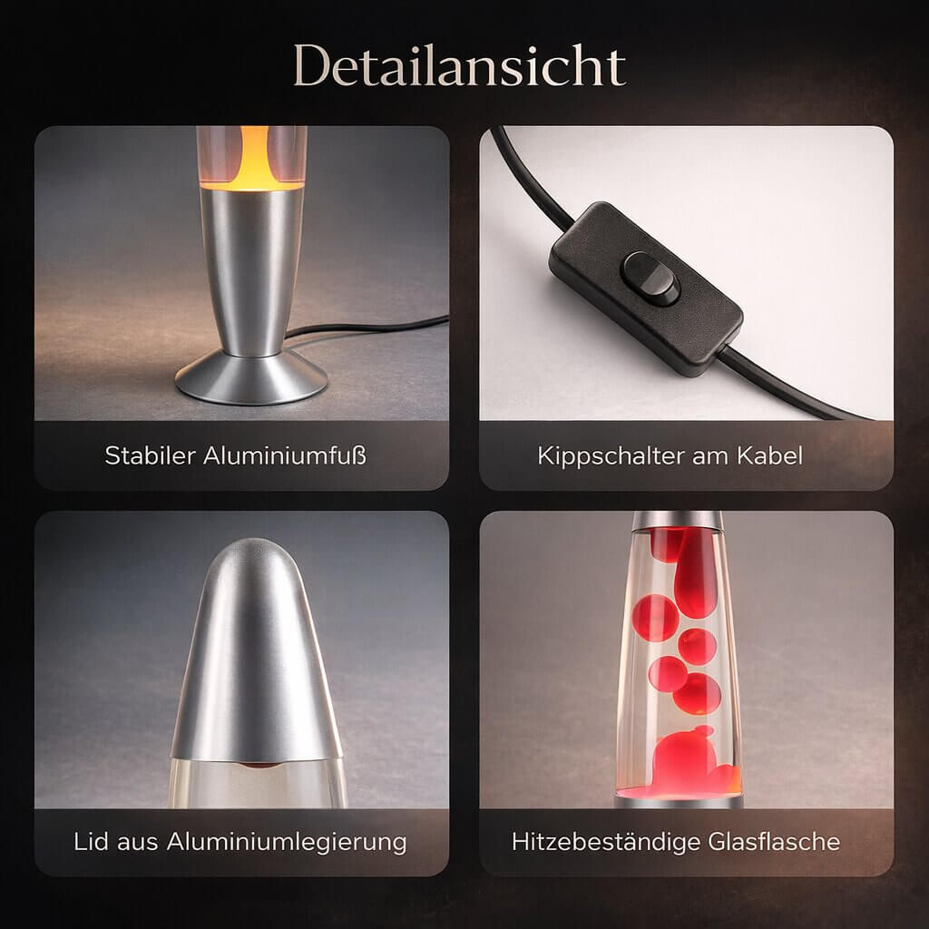 Lava Lampe | Retro Dekorative Lampe | Lavalumi