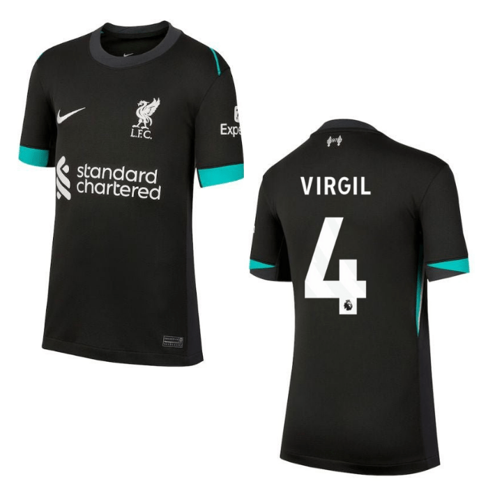 LFC FC LIVERPOOL Away Jersey Kids 24 / 25 - VIRGIL 4