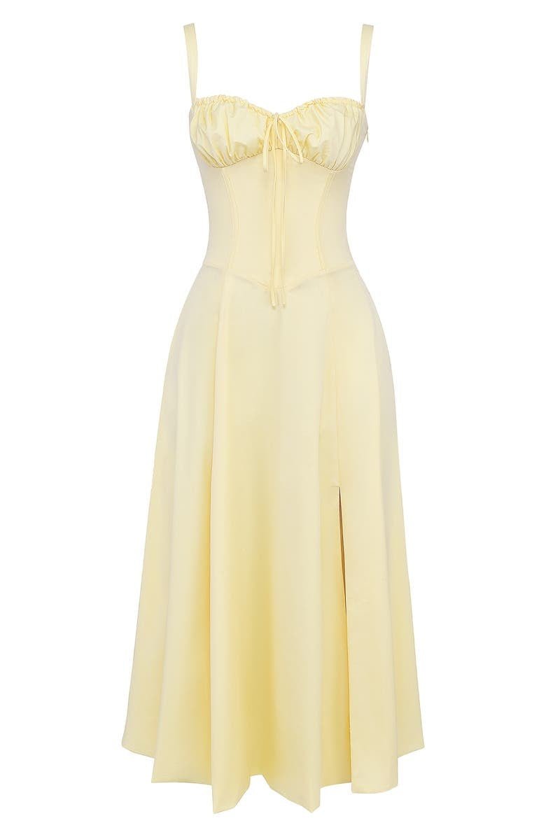 Korsett Midi Kleid für Frauen | Elegante Silhouette