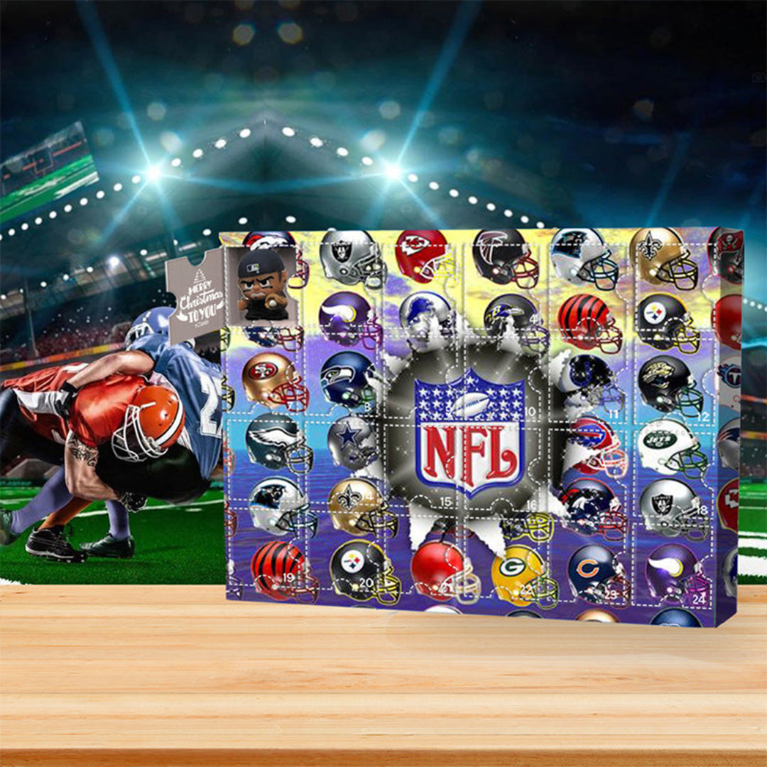 NFL Adventskalender – Team-Themen tägliche Überraschungen