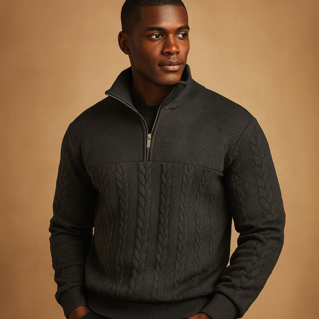 Herren Viertelzip-Pullover – Lässige Passform und zeitloser Stil