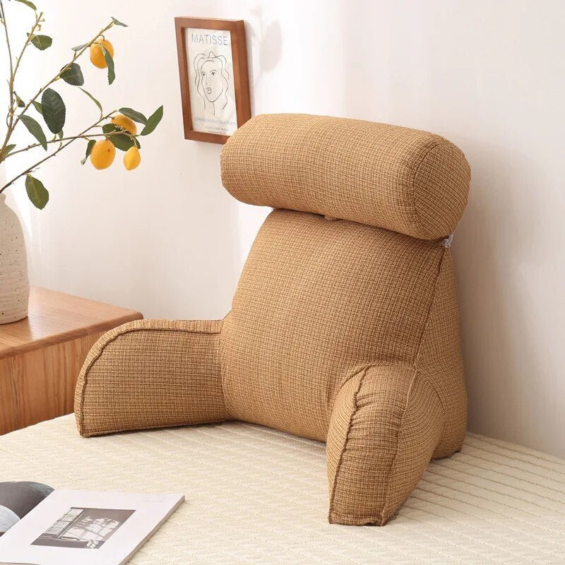 Rücken Kissen & Lesekissen | Kissen für Bett & Sofa mit Armlehnen | Relax Kissen