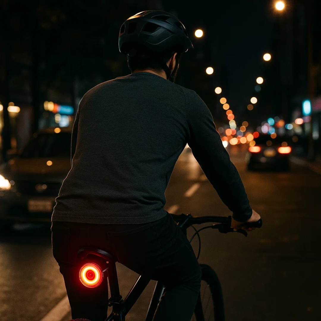 Rücklicht & Bremslicht für Fahrrad und Rennrad mit 6 Modi und Akku | Lumirad