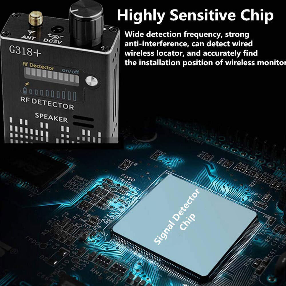 Ripob | Spy Signal Detector, RF Detector, Hidden Camera, Laser Lens, GSM-GPS Gerätesucher