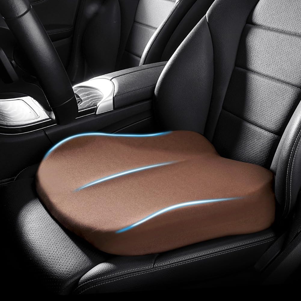 Autositzkissen | Memory Foam Sitzkissen | Ergonomisches Kissen für das Fahren | DriveComfort
