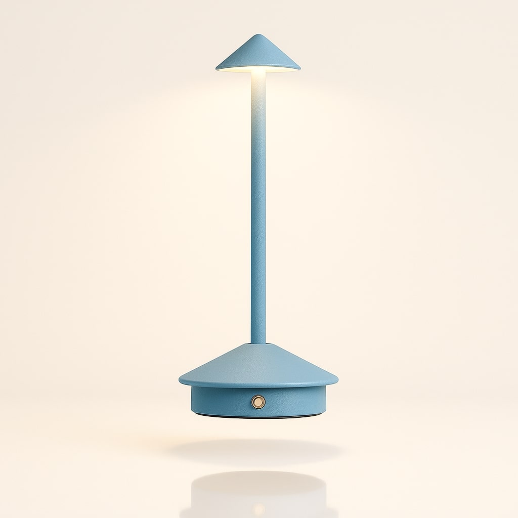 Tischlampe mit Akku | Kabellose Tischlampe | Dimmbare Lampe mit Touch | Lunelle