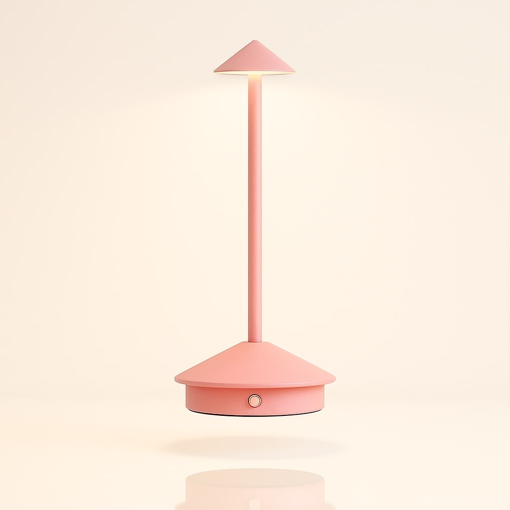Tischlampe mit Akku | Kabellose Tischlampe | Dimmbare Lampe mit Touch | Lunelle