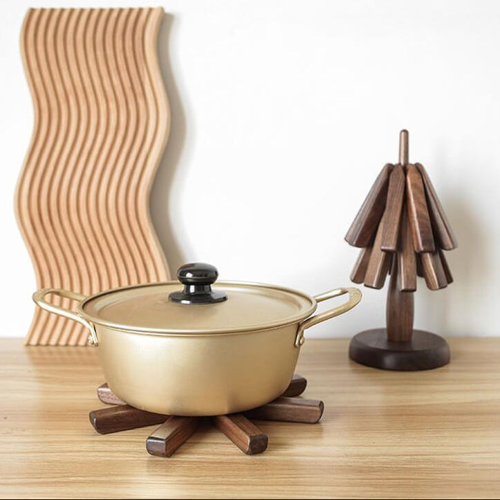 Holzuntersetzer | Tischuntersetzer mit modernem Design | WoodArt (Set von 3)