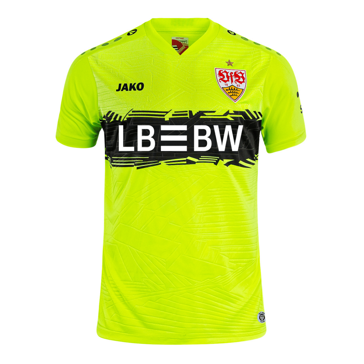 VFB STUTTGART Goalkeeper Jersey Kids Yellow 25 / 26
