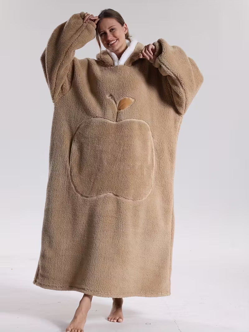 Kapuzendecke | Decke mit Ärmeln | Tragbare Decke Hoodie | WarmHood