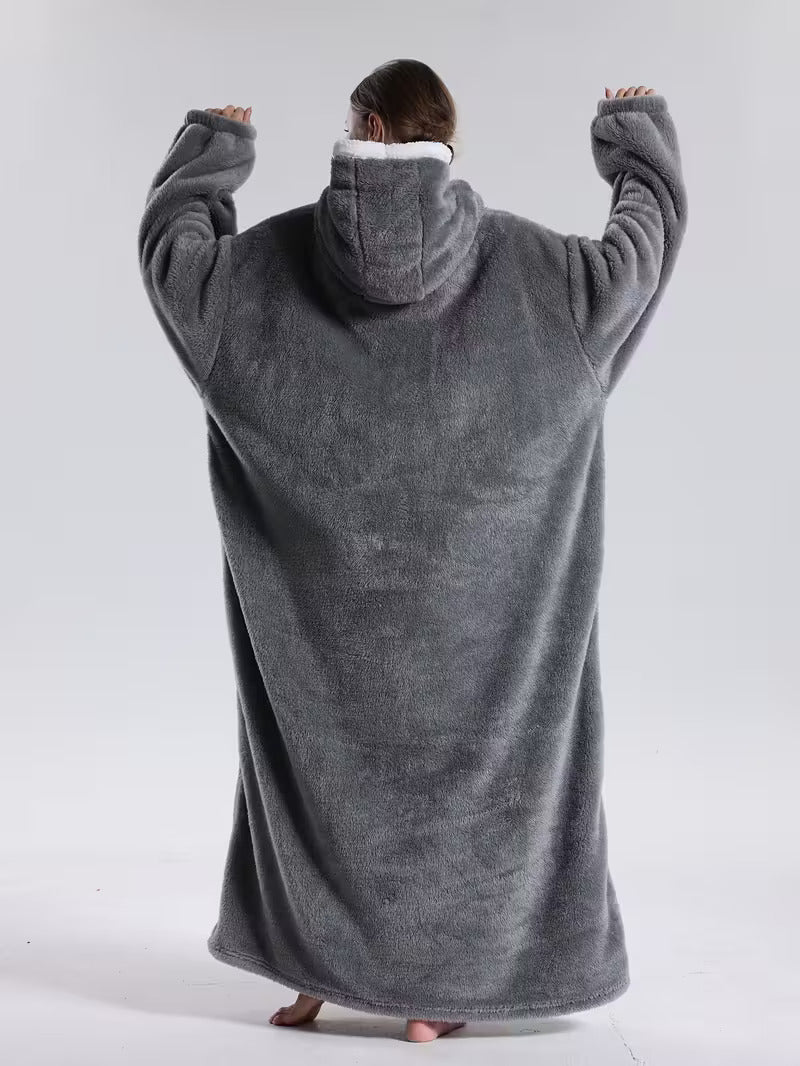 Kapuzendecke | Decke mit Ärmeln | Tragbare Decke Hoodie | WarmHood