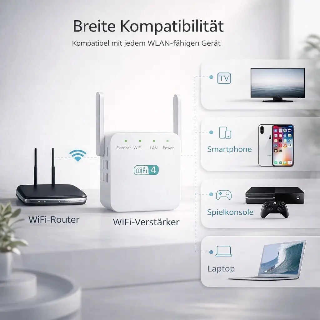 WLAN Verstärker & Repeater | Signalverstärker für WLAN | Netzklar